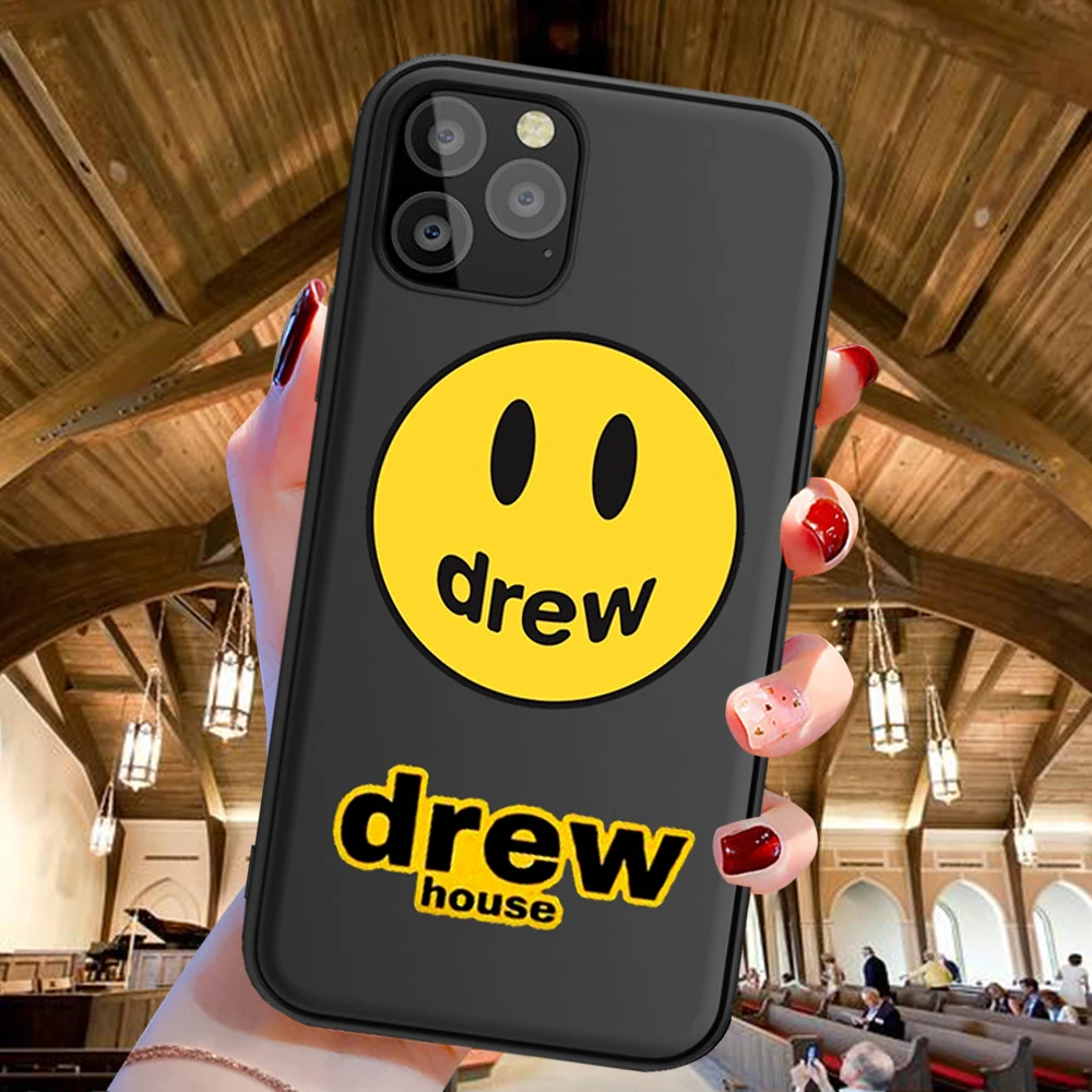 

Drew House Justin Bieber Phone Case for iPhone 5 5S SE 6 6S 7 8 Plus X XS Max XR 11 Pro Max One Plus 5T 6T 7T Pro silicone cover