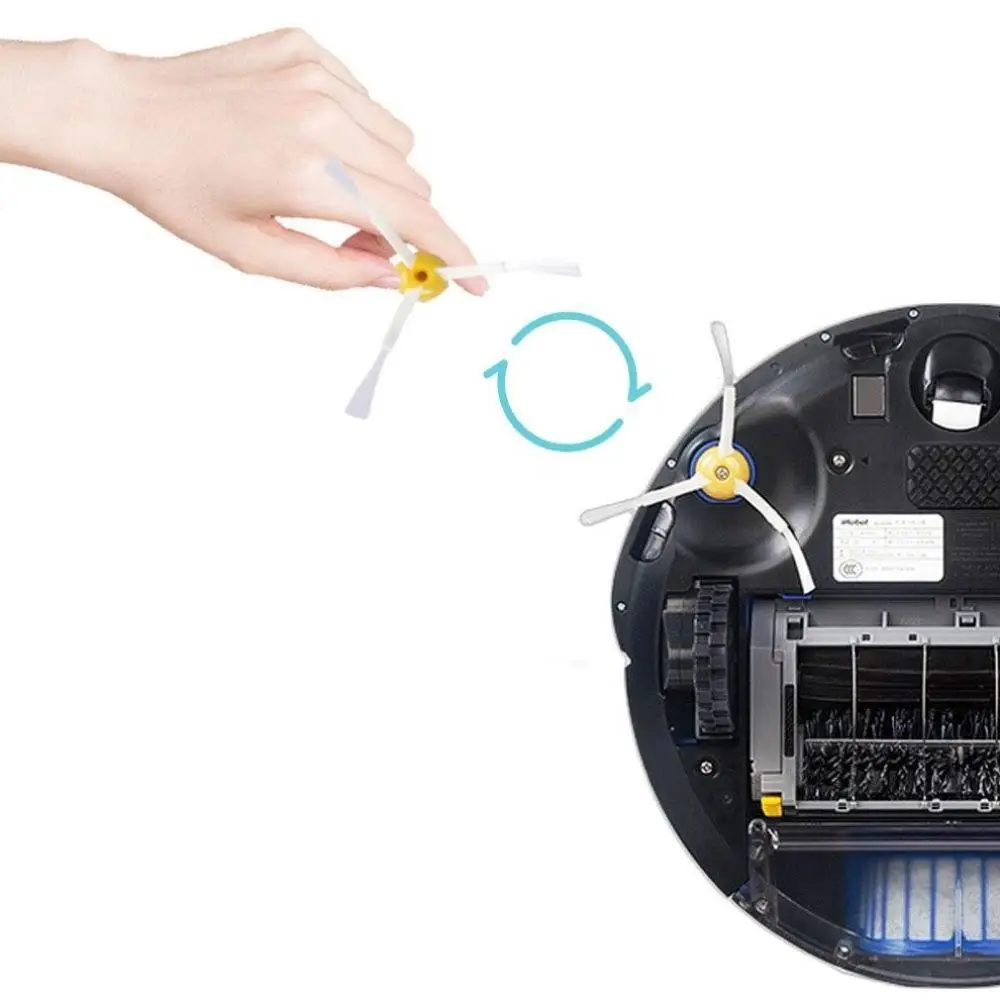 Для Irobot Roomba 500 600 610 620 650 серии запасная часть для пылесоса пакет фильтр боковая щетка с щетиной(Стоматологическая полировальная щетка