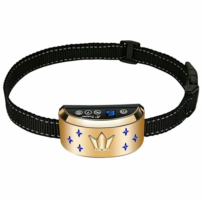 

Anti-Bark Training Collar for Dog Waterproof No Electric Dog Barking Shock Stop Digital Device Display Training Dog Pet Supplies