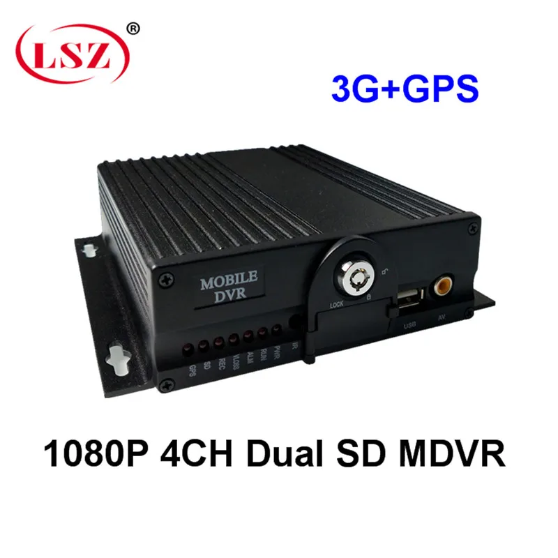 Транспортный миксер монитор хост 3G двойная SD карта 4 канальный Автомобильный