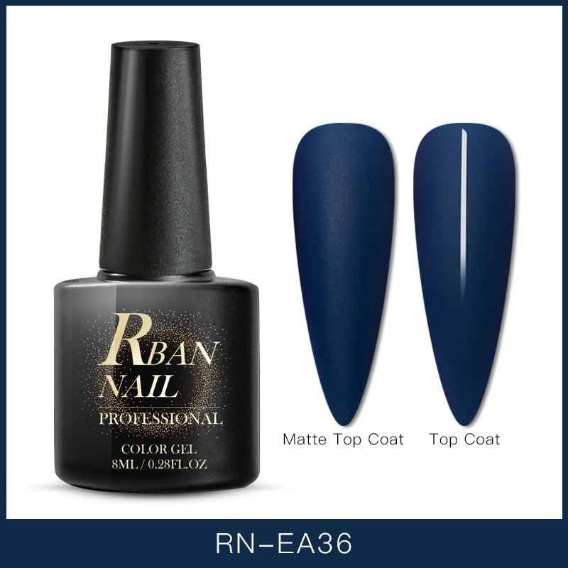 AAS07839 RBAN NAIL 8 мл УФ-гель для дизайна ногтей матовое верхнее покрытие лак для ногтей полуперманентный замачиваемый гель лак для ногтей гель-краска маникюрный лак - Цвет: AAS07839