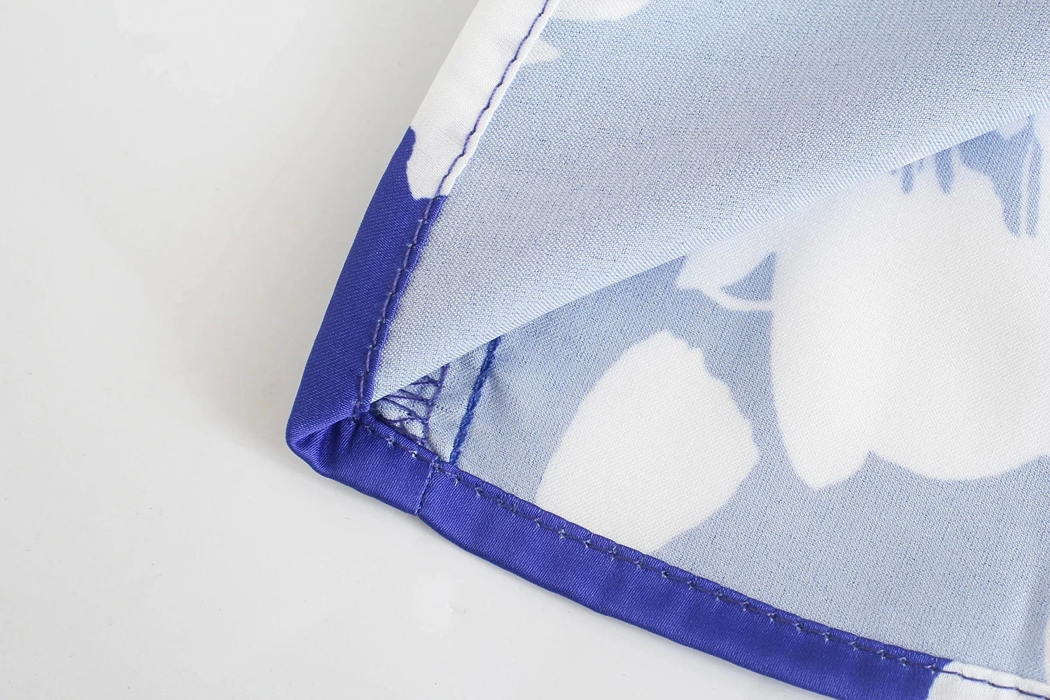silk skirt BlingBlingee Summer Printed Draped Tie Side Zipper Closed High Waist Asymmetric Hem Woman Casual Midi Skirt Femme Jupe Blue 2022 hoop skirt
