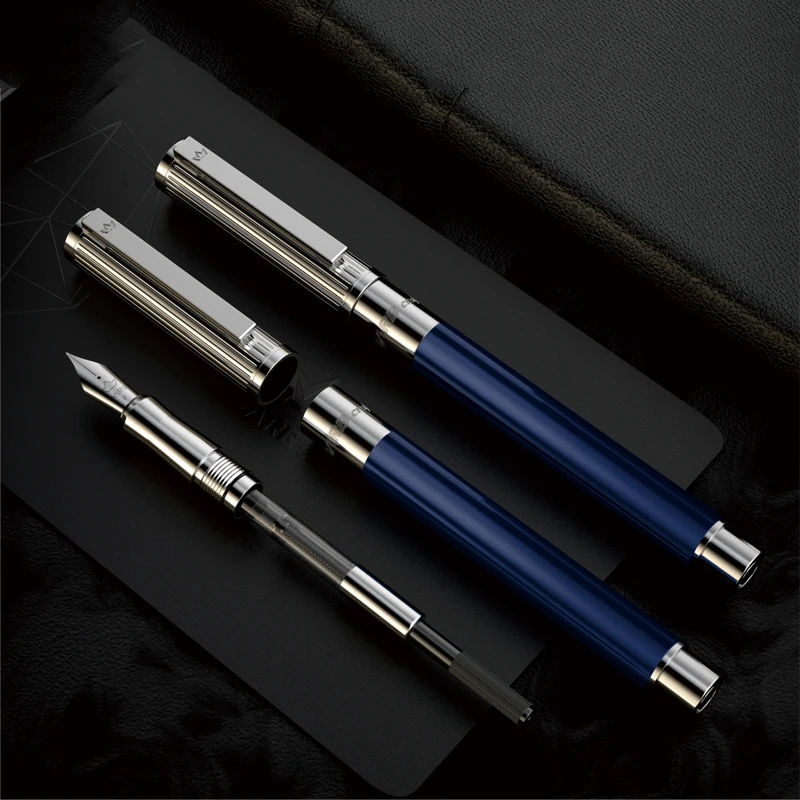 DARB Luxury Fountain Pen Plated With 24K Gold Plating Business Office Metal Ink Pens Gift Classic