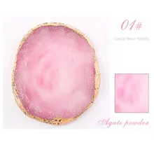 Цветной дизайн ногтей кольцо с палитрой палец кольцо пластина акриловый УФ гель польский крем основа, смешивание оборудование для ногтей