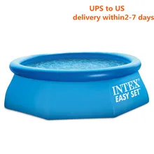 inflating intex pool