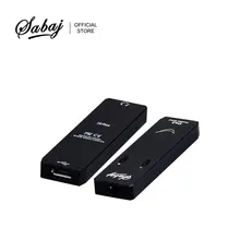 Sabaj Da2 Portable USB DAC with Headphone Amplifier 2in1 32bit 768kHz Mini USB DAC AMP for