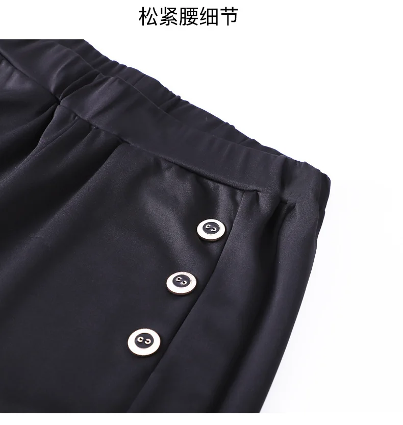 Брюки TUHAO размера плюс 10XL 8XL 6XL 4XL модные повседневные свободные женские брюки с эластичной резинкой на талии Большие размеры женские зимние брюки WM02