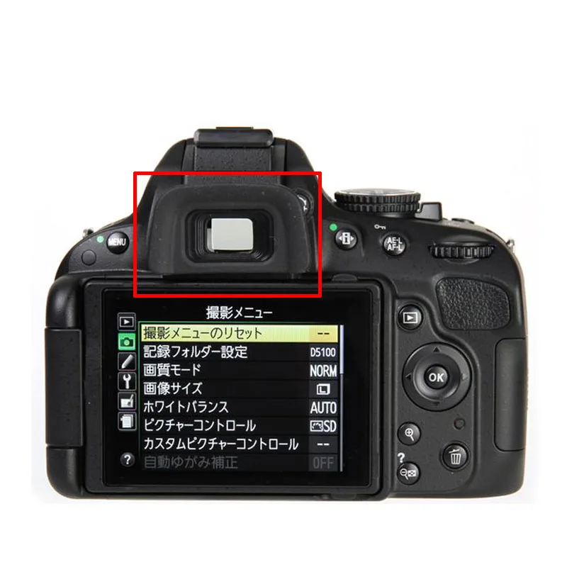 Окуляр для зеркальной камеры видоискатель DK-24 чашкой для глаз для NIKON D3000 D3100 D5000 D5100