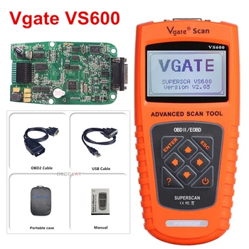 

New Vgate VS600 Automotive CAN ODBII OBD2 Code Reader Scanner Tools VS 600 Car Diagnostic Tool