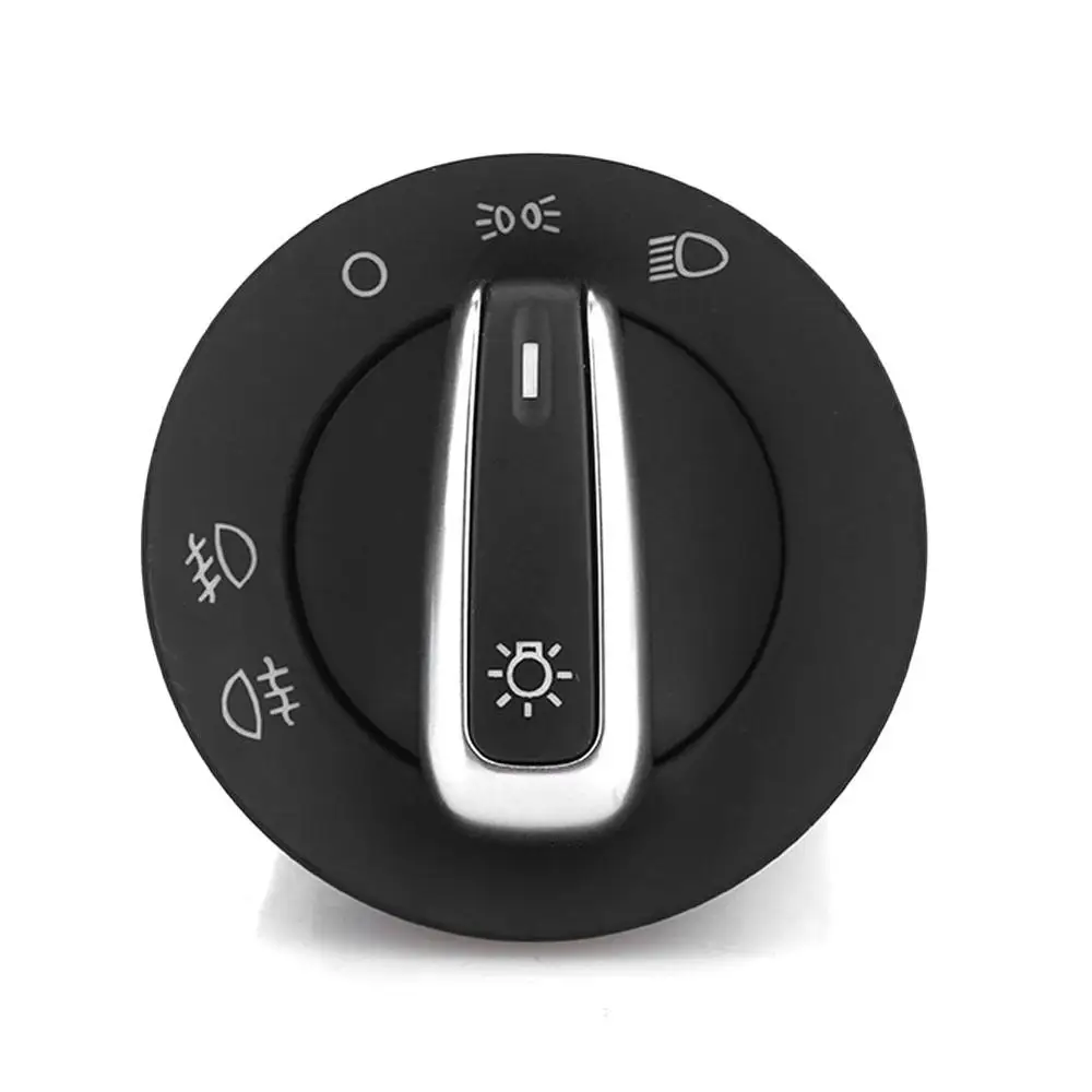 Automatic Headlight Switch Chrome W/ Car Headlights for VW Golf Mk4