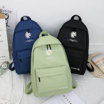 

ABAY Classic Student Large Capacity 2020 New Backpack Fashion Women's Backpack Leisure Embroidery Computer Backpack School Bag