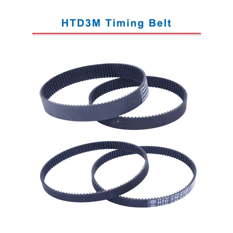 Htd3m Timing Belt With Circular Teeth 3m285/288/291/294/297/300/303