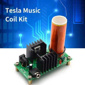 

Music Coil Set Mini DIY Plasma Electronic Assembled Transmission Toy Model Educational Play Speaker Science Wireless Finished