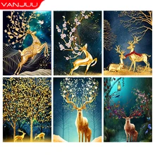 5D Elk Diamond painting Animal Diamond Mosaic DIY Full Round Square Diamond embroidery Home Decor Rhinestone painting