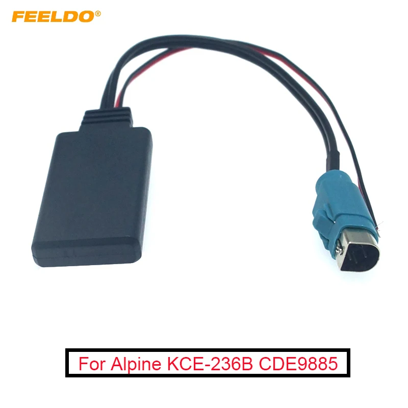 Feeldo Auto Aux Ingresso Wireless Bluetooth Modulo Audio Radio Per Alpine Kce-236B Cde9885 9887 Elettronica Accessori Cavo