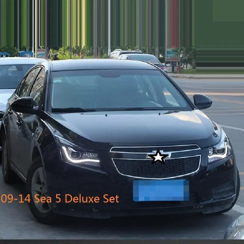 Number 5 Сборка Cob Drl огни Neblineros Para авто светодиодные аксессуары Стайлинг автомобиля Освещение Фары 09 10 11 12 13 14 для Chevrolet Cruze - Цвет: Number 5