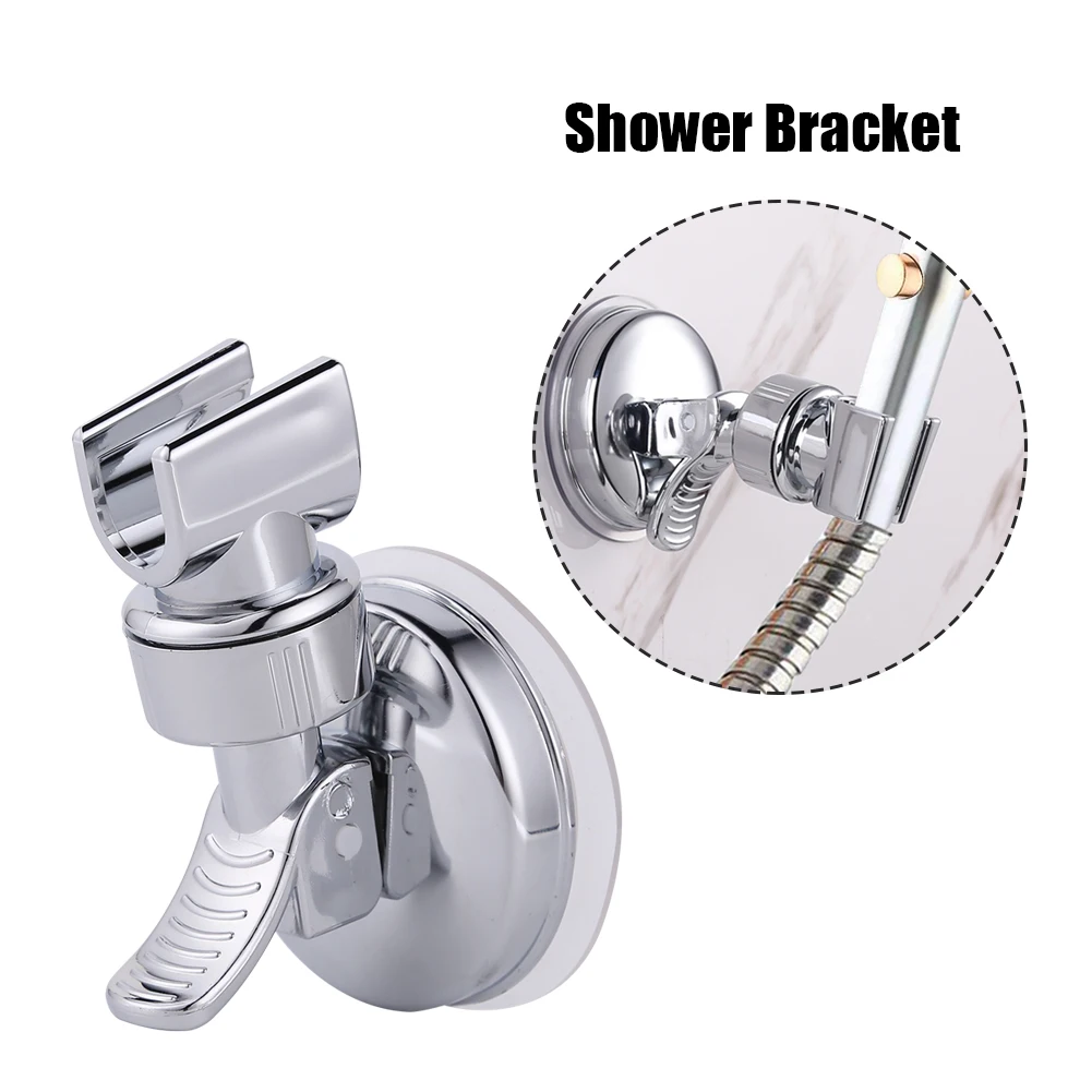 Shower Head Wall Mount Holder Suction Cup Handheld Showerhead Bracket Adjustable 