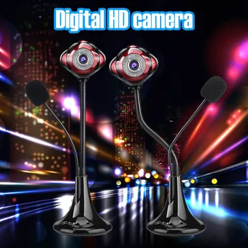 

20# laptop webcams USB High Definition Camera Web Cam HD Webcam Desktop Computer PC Video Usb With Microphone Camera Webcams