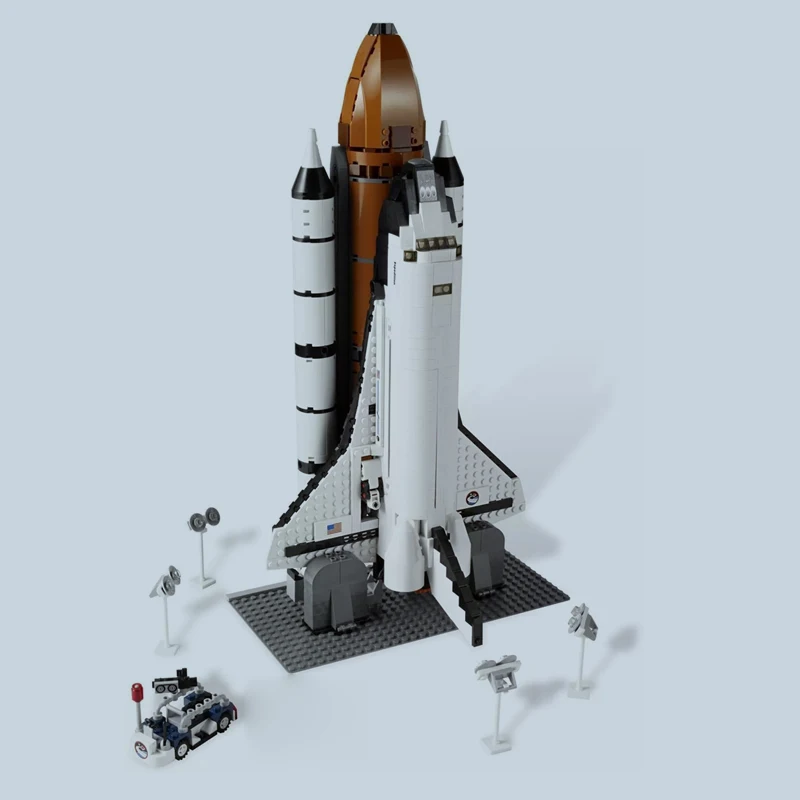 

16014 1230Pcs Space Shuttle Expedition Model Building Kits Set Blocks Bricks Compatible Children Toys 10231 83014