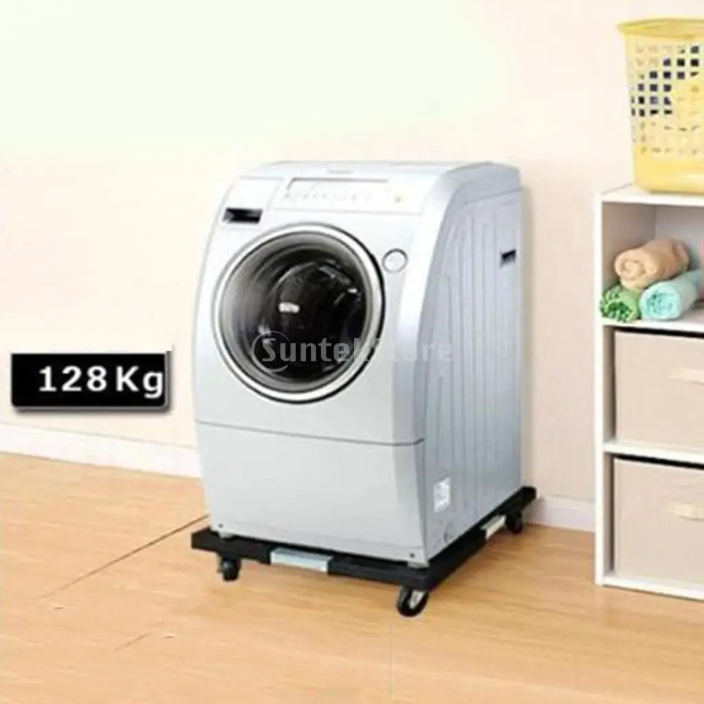 Multi-functional Mobile Base with 4 Wheels Adjustable for Washing Machine Refrigerator Dryer