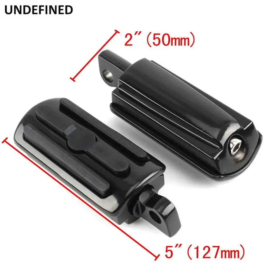 Other - Motorcycle 32MM 1-1/4 Inch 1.25 Inch Engine Crash Bar Guard Highway Foot Peg Clamps Mounts Silver - View #2