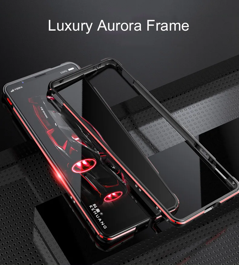 Zte Nubia Red Magic 3 3 S 2 чехол с окантовкой Роскошный металлический каркас Авроры для Nubia Redmagic 3 s Жесткий Чехол защитный бампер