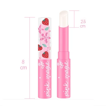 

1PC Strawberry Moisturizer Lipstick Temperature Changed Color Lip Balm Gel Natural Magic Red Protector Lips Cosmetics
