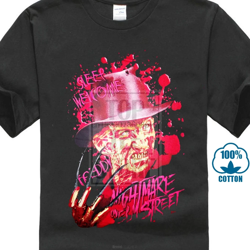 

Freddy Krueger T Shirt Nightmare On Elm Street Halloween Friday13 Jason Horror Sleeve Men T Shirt Fashion