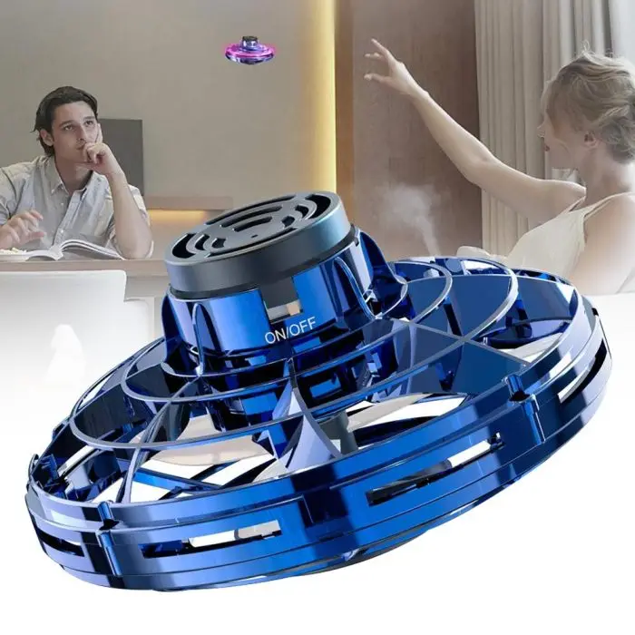 3D Rolling Drone анти-столкновения НЛО полное покрытие Безголовый режим Квадрокоптер с светодиодный вертолет удержания высоты мини самолет RTF игрушки