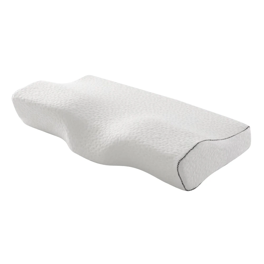 white 50x30cm Постельные принадлежности из пены с эффектом памяти, подушка для защиты шеи, медленный отскок, подушка из пены с эффектом памяти, подушка для здоровья, Шейная шея, размер в 50*30 см - Цвет: white 50x30cm