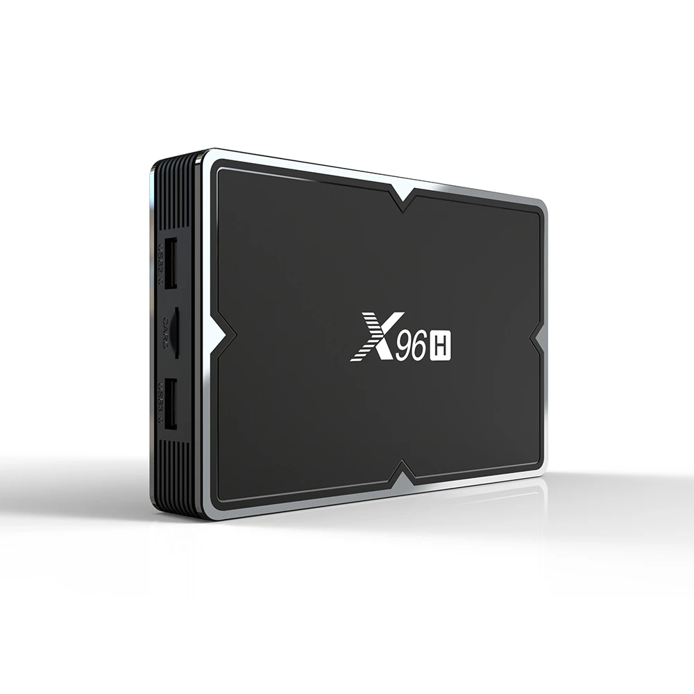X96H 6K ТВ приставка Android 9 0 10 бит HDR 4 Гб + 64 двухдиапазонный WiFi медиаплеер |