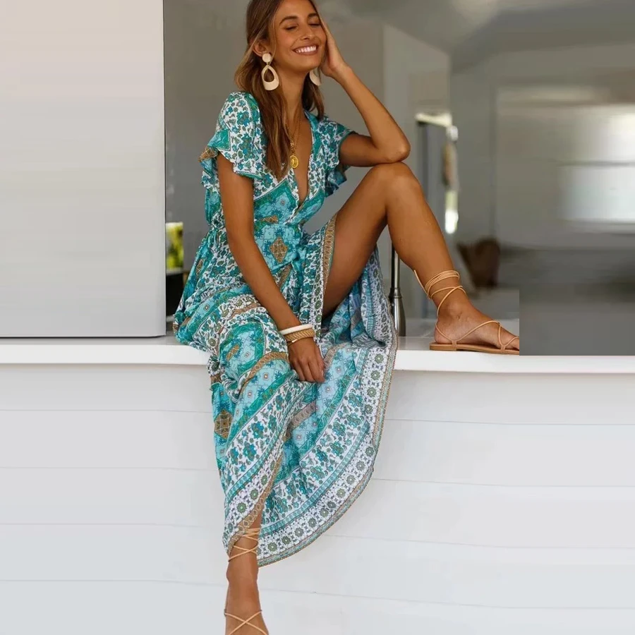 Green summer dresses 2020 Clearance