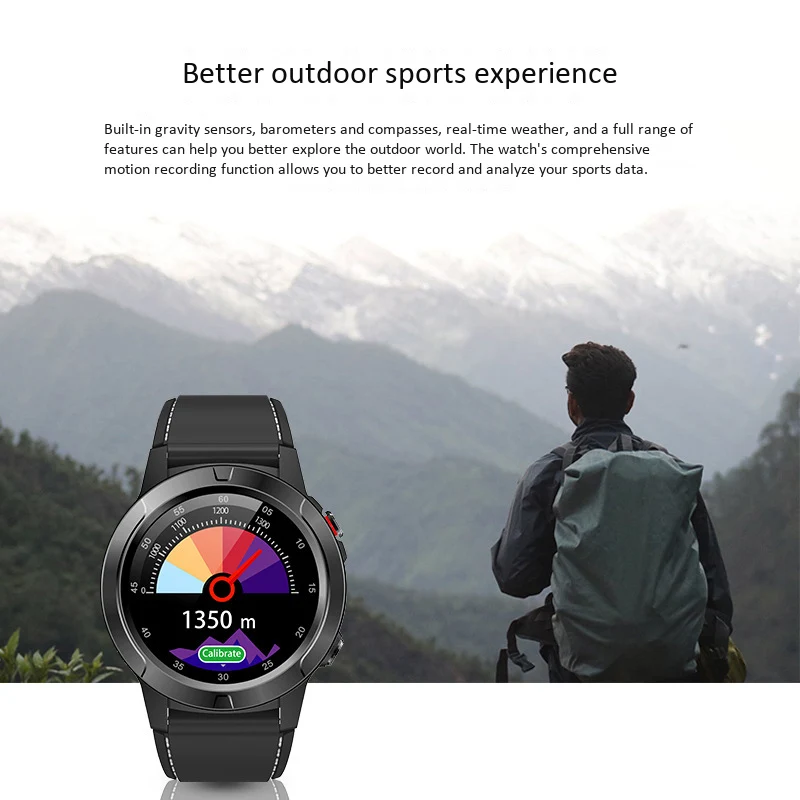M4 Смарт-часы для мужчин компас gps Smartwatch многоязычные IP67 водонепроницаемый монитор сердечного ритма часы напоминание о звонках