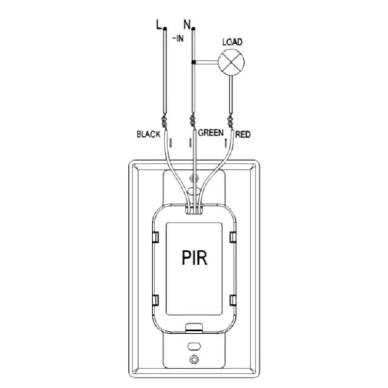 110V~ 130V настенный датчик движения переключатель автоматический PIR инфракрасный датчик переключатель