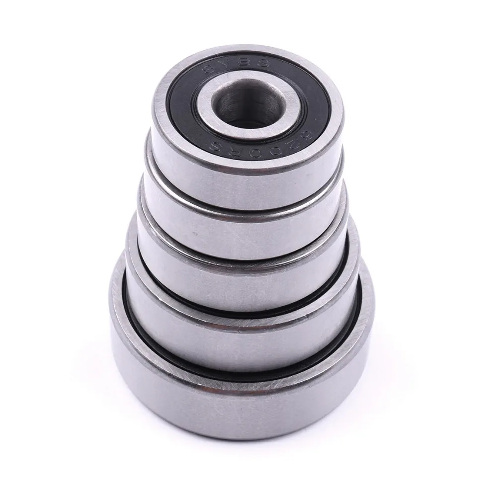 Быстро раскупаемый 1 шт. 6200/6201/6202/6203/6204-2RS SYBS упорные шариковые подшипники с глубоким жёлобом Сталь шариковые подшипники внутренний Диаметр 10/12/15/17/20 мм