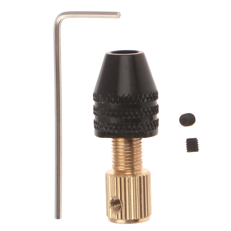 Electric Motor Shaft Mini Drill Chuck Fixture 0.5-3.2 Mm Bit Micro Hex Adapter 2.3mm/3.17mm/ 5mm | Инструменты