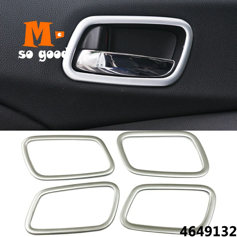 

ABS Matte For HONDA CRV CR-V 2012/13/14/15 Car Inner Side Door Handle Bowl Sticker Cover Trim Auto Interior Styling Accessories