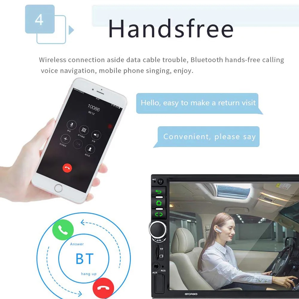 2Din Android 9 1 Автомобильный мультимедийный плеер авторадио для Suzuki Hyundai Kia Honda Toyota Nissan