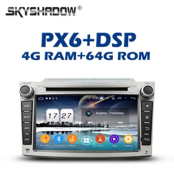 

PX6 Car DVD Player DSP Android 9.0 4G + 64G GPS Map RDS Radio wifi Bluetooth 5.0 For Subaru Legacy outback 2009 2010 2011 2012