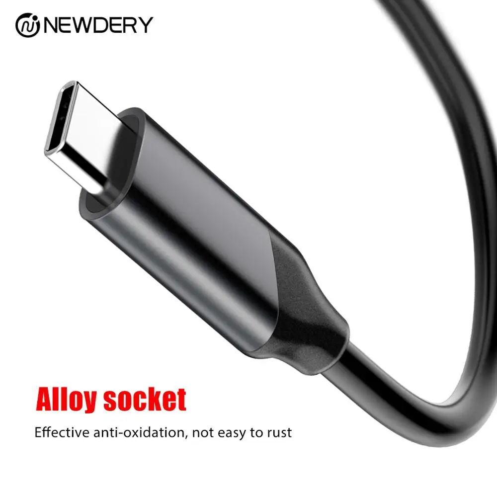NEWDERY USB C концентратор 8 в 1 многопортовый адаптер с HDMI, USB 3,0, RJ45 SD/TF слот для карт памяти подходит для MacBook Air/Pro всех устройств типа c
