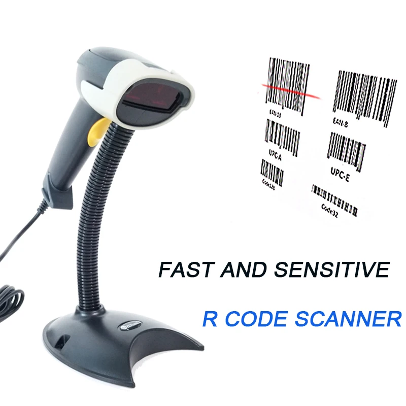 

Nice quality handheld scanner easy use 1D barcode scanner R code scanner for pos