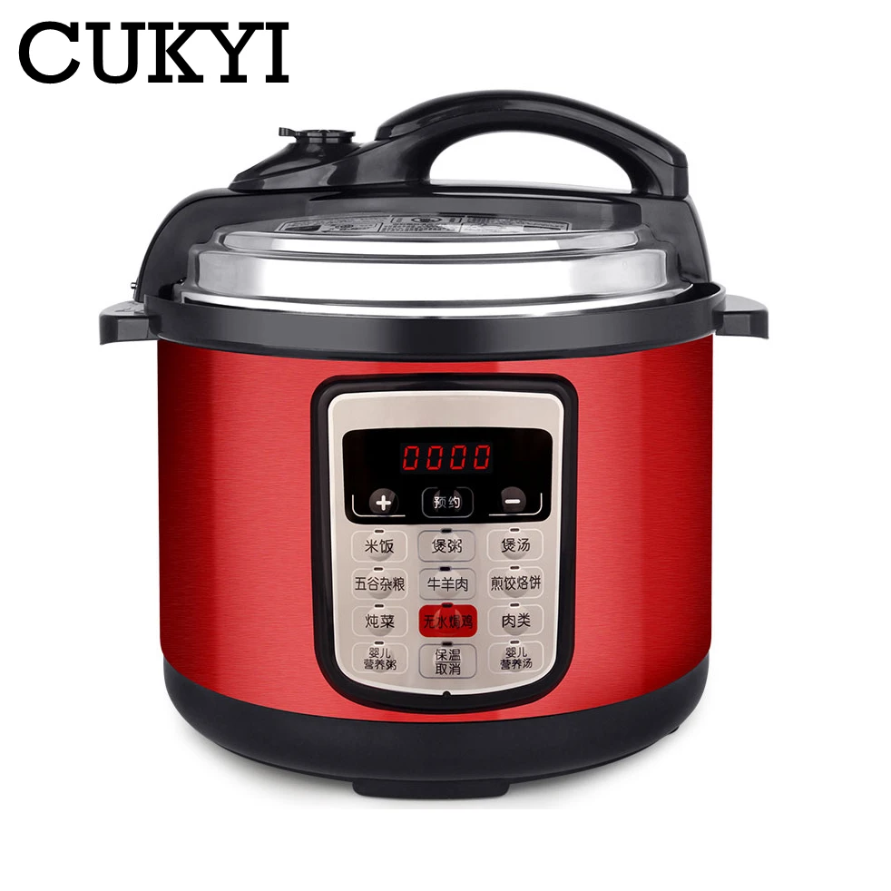CUKYI 5L многофункциональная программируемая кастрюля для медленного