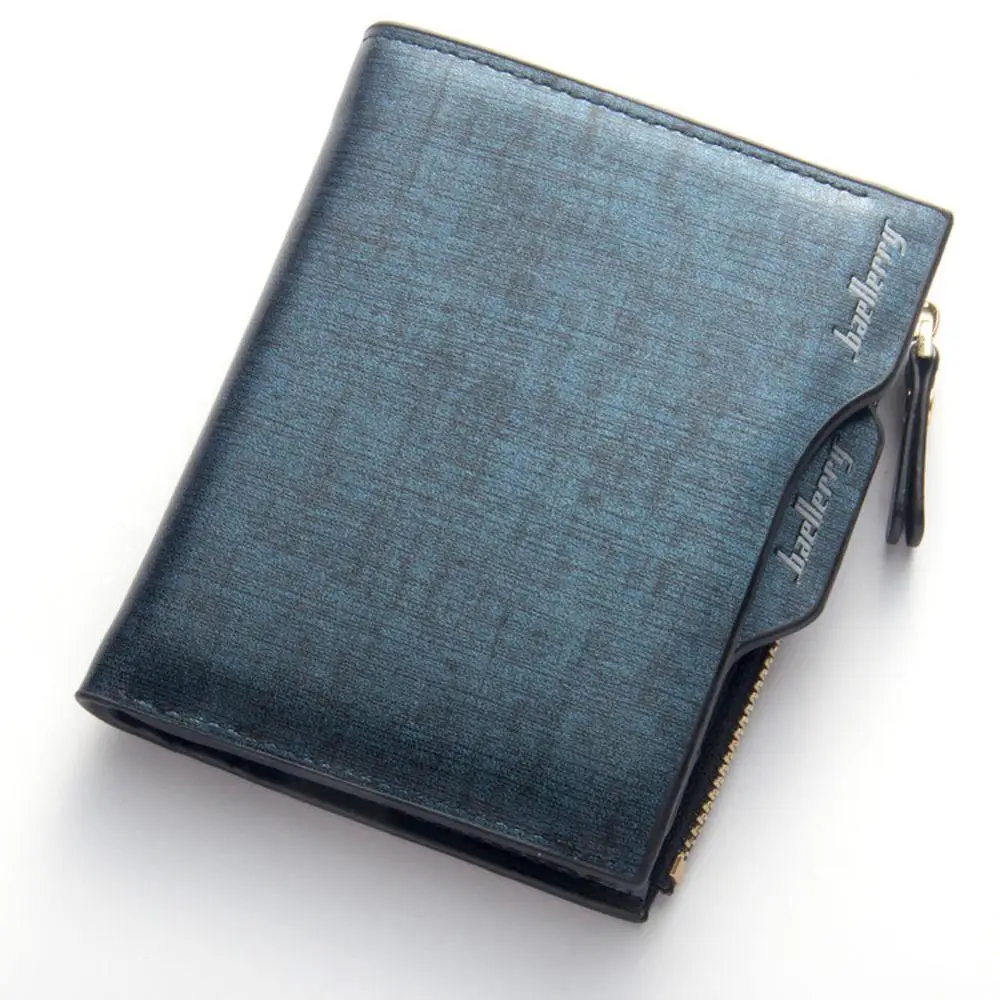 Fashion Men Short Bifold Leather Wallet Coin Purse credit Card holders Clutch Pocket