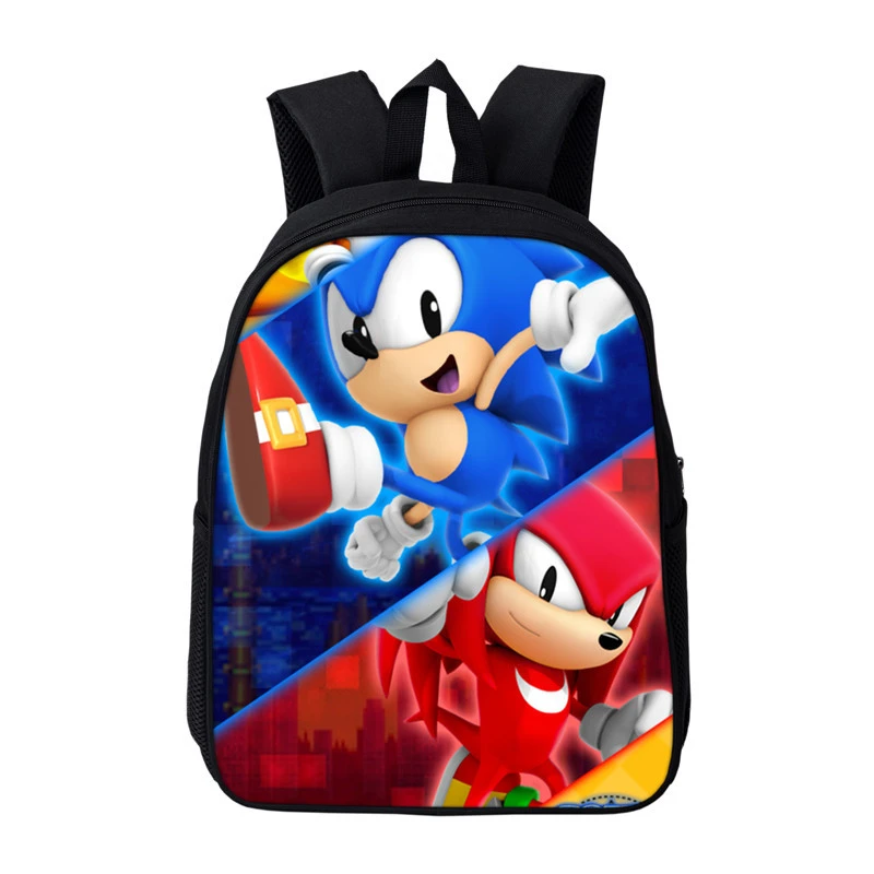 10 Sac Dos Мультфильм Mochila Соник Ежик Одиночная молния аниме рюкзак для путешествий школьный сумки для девочек-подростков plecak Bookbag - Цвет: 10