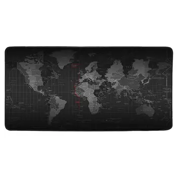 

Large Extended Gaming Mouse Pad World Map Big Computer Mat Game Mousepad Gamer Mause Pad Desk Mat for Office Home PC Laptop