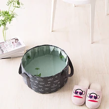 Складной умывальник для путешествий, умывальник для кемпинга, ведро для рыбалки, водонепроницаемый складной бассейн для ног, ванна, раковина, корзина для мытья спа, ведро для ног