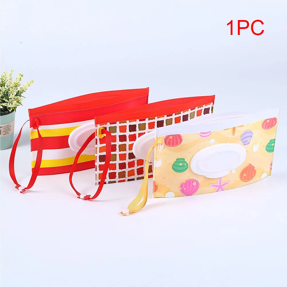 Wet Wipes Pouch Clutch EVA Clean Carrying Case Potable Stroller Bag