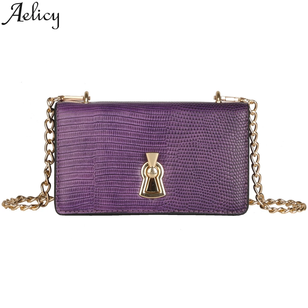 

Aelicy Crossbody Bags For Women Leather Handbags Women Retro Serpentine Vintage Leather Bags Shoulder Bag Chain Messenger Bags