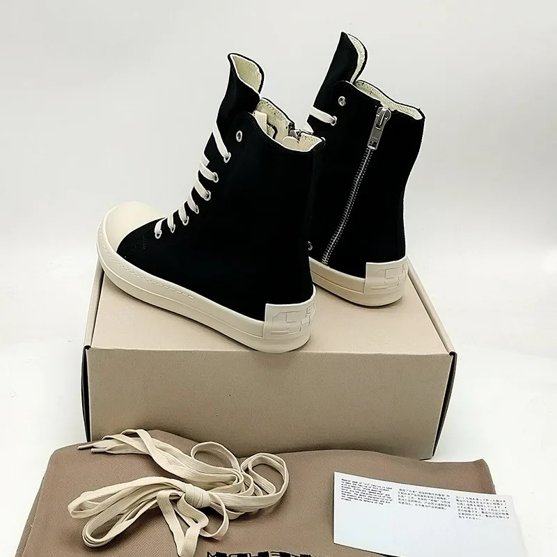 Rick Hip Hop Brand RO Owens Canvas Shoes Men Shoe Men's Casual Shoes Men's Sneakers Women's Sports Shoes Women's Sneakers