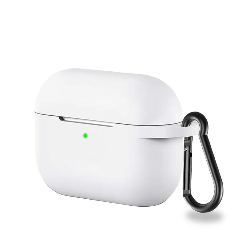 Для AirPods Pro Чехол противоударные устойчивые к царапинам наушники силиконовый защитный чехол для Air Pods Pro чехол s с крючком - Цвет: A